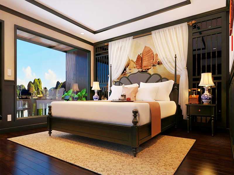 Bai Tu Long Bay Suite - 2 Pax/ Cabin (Location:1st Deck - Private Balcony)