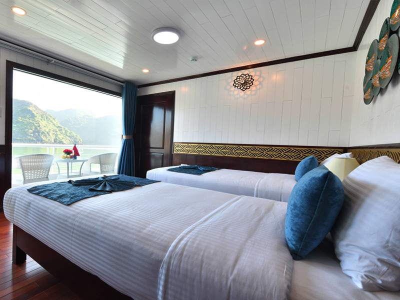 Premium Single Cabin - 1 Pax/ Cabin (Location: 2nd Deck - Private Balcony)